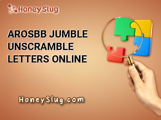 AROSBB Jumble - Unscramble Letters Online