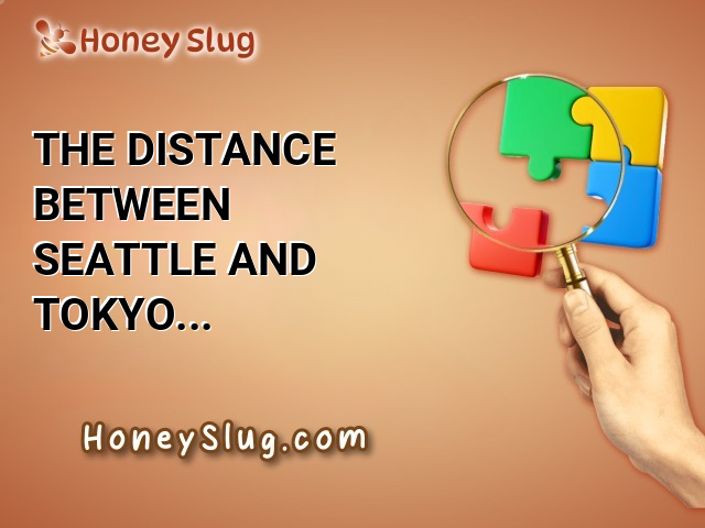 The Distance Between Seattle and Tokyo in a Jet is 4,782 Miles