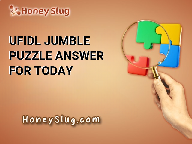 UFIDL Jumble Puzzle Answer for Today