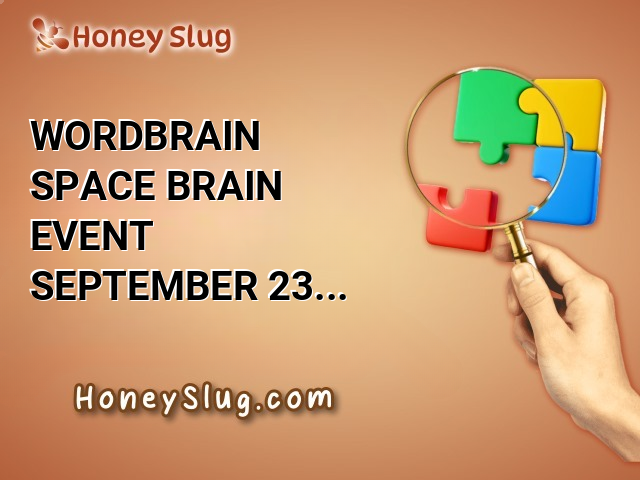 WordBrain Space Brain Event September 23 2024 Solution