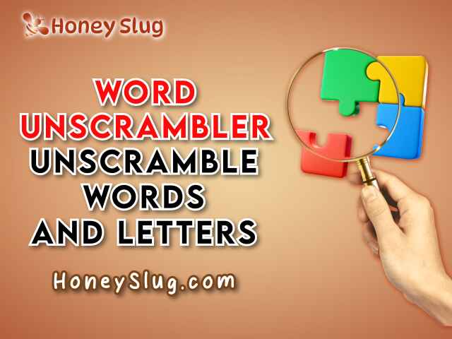 Word Unscrambler Online By Honeyslug