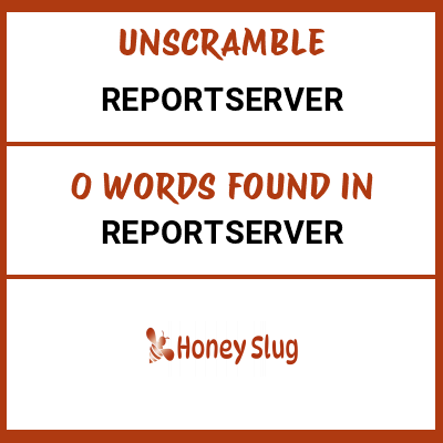 Unscramble ReportServer