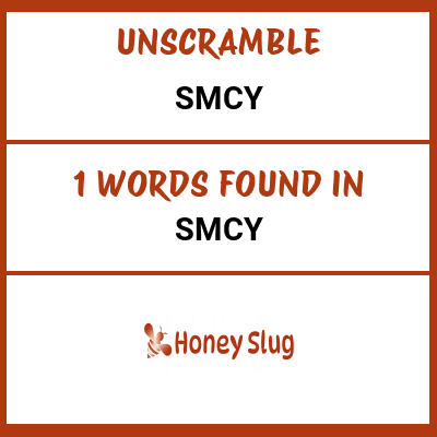 Unscramble SmCY