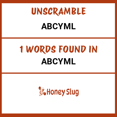 Unscramble abcyml