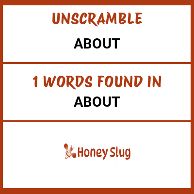 Unscramble about