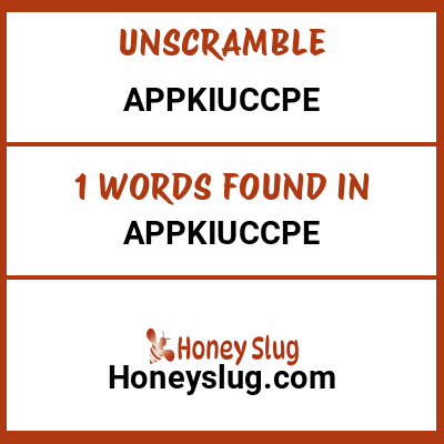 Unscramble appkiuccpe