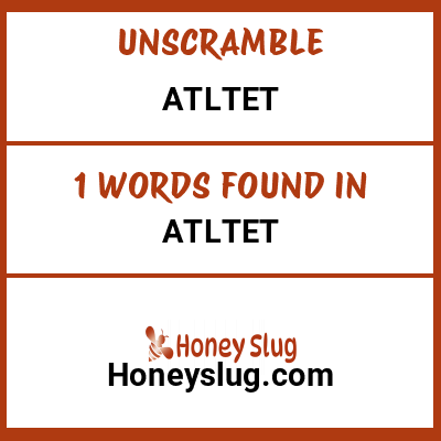 Unscramble atltet