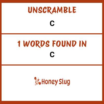 Unscramble c