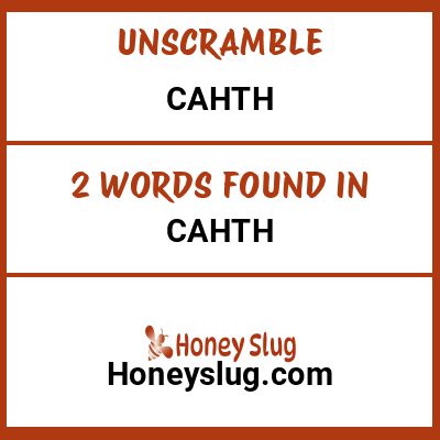 Unscramble cahth