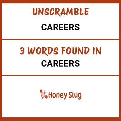 Unscramble careers