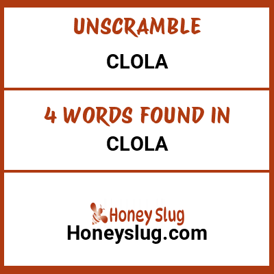 Unscramble clola