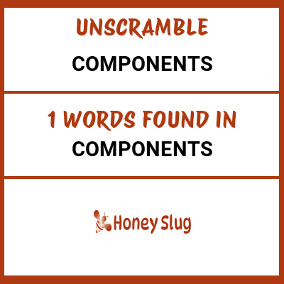 Unscramble components