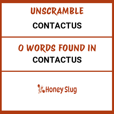 Unscramble contactus