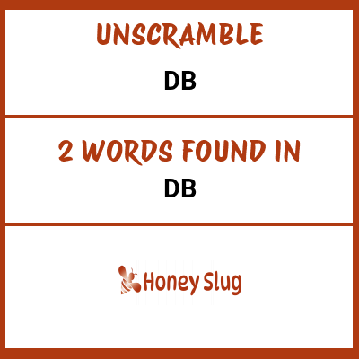 Unscramble db