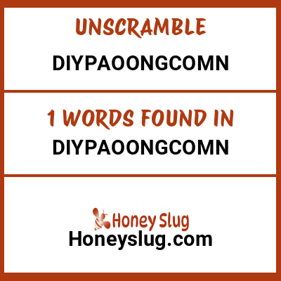 Unscramble diypaoongcomn