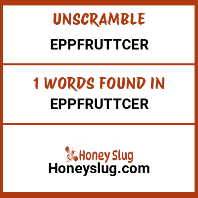 Unscramble eppfruttcer