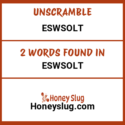 Unscramble eswsolt