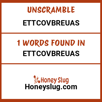 Unscramble ettcovbreuas