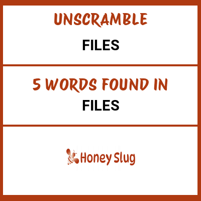 Unscramble files