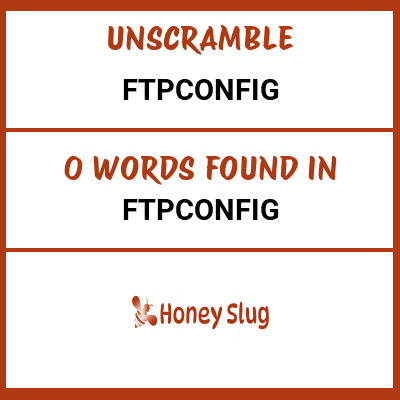 Unscramble ftpconfig