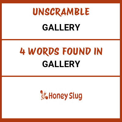 Unscramble gallery