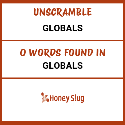 Unscramble globals