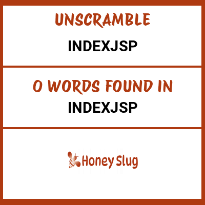 Unscramble indexjsp