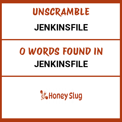 Unscramble jenkinsFile