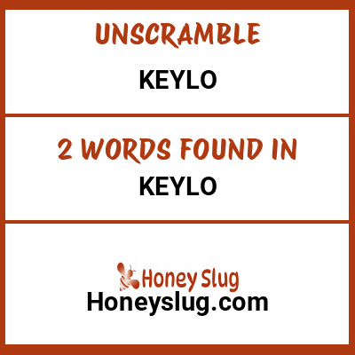 Unscramble keylo