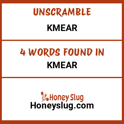 Unscramble kmear