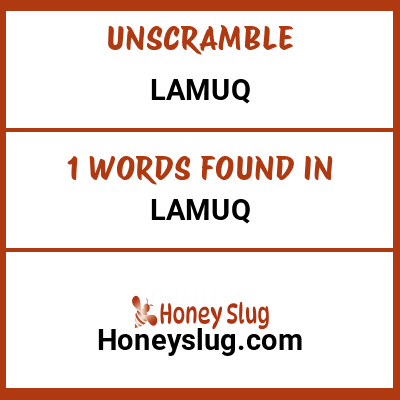 Unscramble lamuq