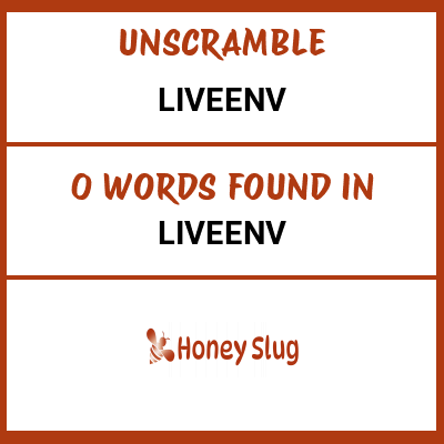 Unscramble liveenv