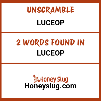 Unscramble luceop