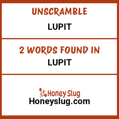 Unscramble lupit