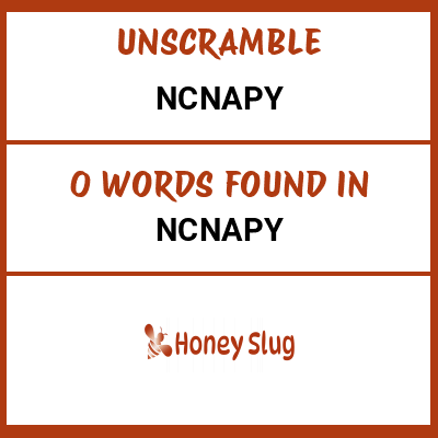 Unscramble ncnapy