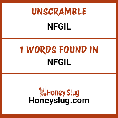 Unscramble nfgil