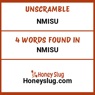 Unscramble nmisu