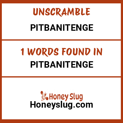 Unscramble pitbanitenge