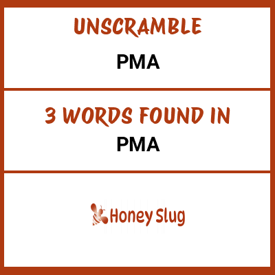 Unscramble pma