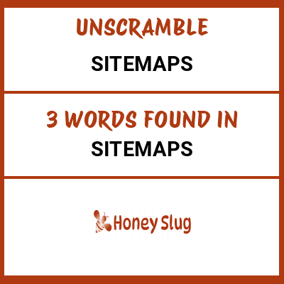 Unscramble sitemaps