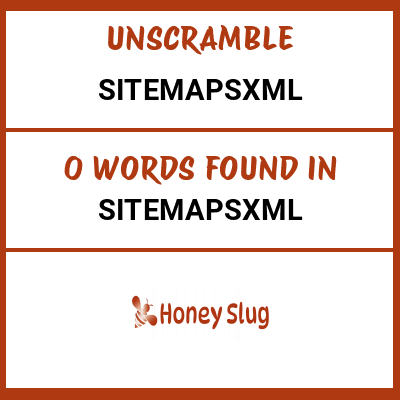 Unscramble sitemapsxml