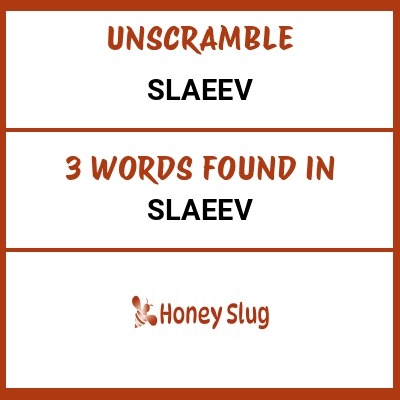 Unscramble slaeev