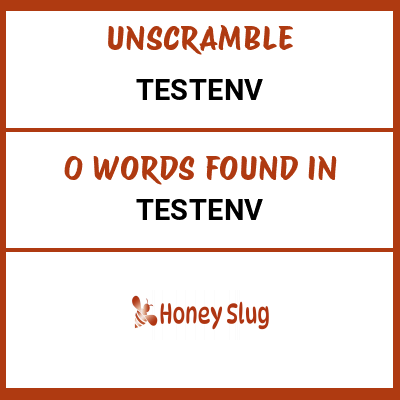 Unscramble testenv