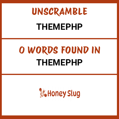 Unscramble themephp