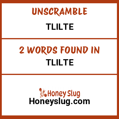 Unscramble tlilte