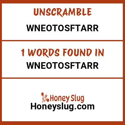 Unscramble wneotosftarr