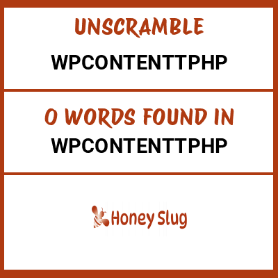 Unscramble wpcontenttphp