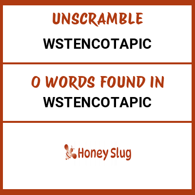 Unscramble wstencotapic